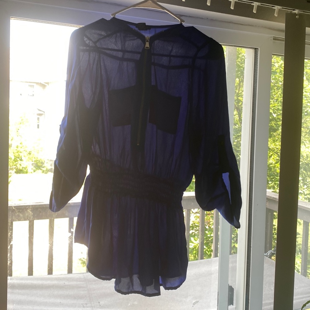 Large Royal Blue blouse